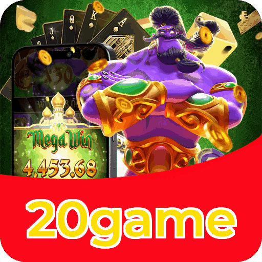 Números do app 20game em material de marketing — ilustração, não auditoria